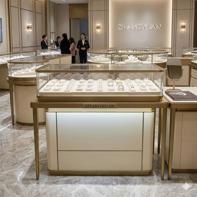 Luxury Watch Boutique - واجهة عرض ساعات فاخرة مخصصة بلون
