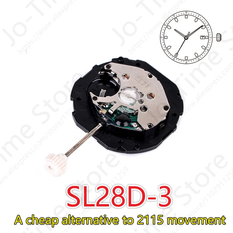 Perpetual Calendar Watch - Sunon SL28-3 حركة كوارتز ثلاثة أيدي