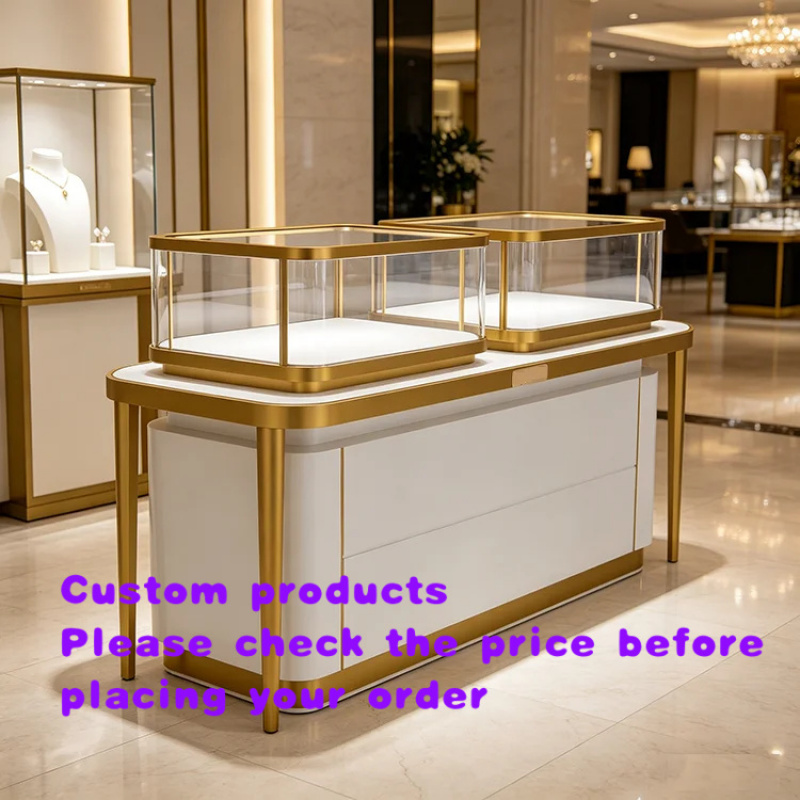Luxury Watch Store - تصميم خزانة عرض مجوهرات وساعات فاخرة
