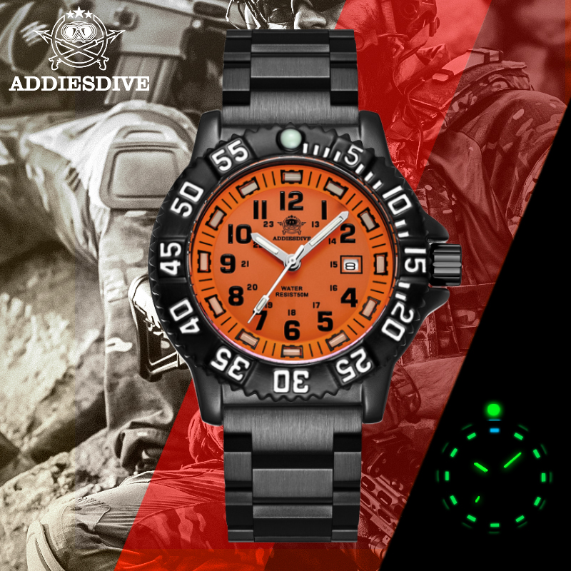 Luxury Watch Store - ساعة مضيئة عسكرية للرجال ، ساعات
