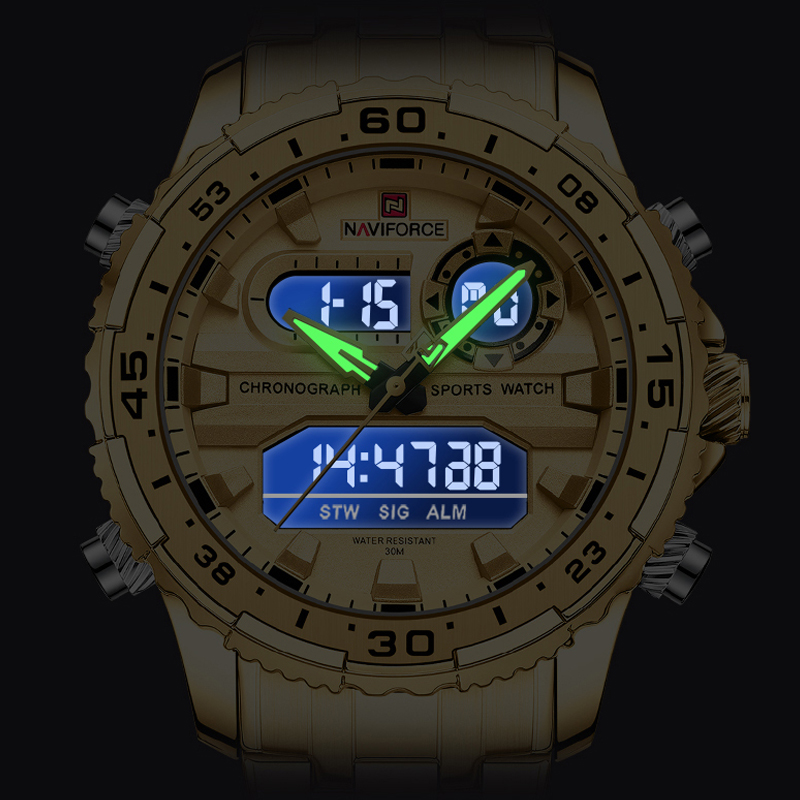 NAVIFORCE ساعات كوارتز رجالية  - مراجعة Luxury Watch Trading وسعره