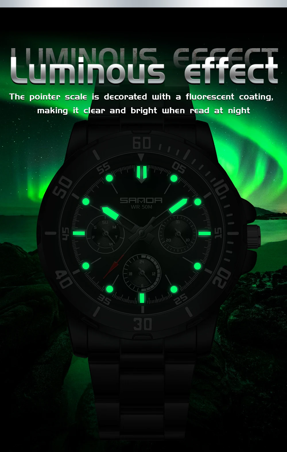 ساعة إلكترونية رجالية SANDA 32 - مراجعة Luxury Watch Store وسعره