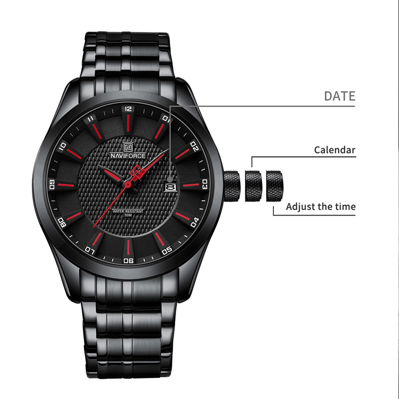 ساعة كوارتز رجالية من NAVIFORC - مراجعة Luxury Watch Trading وسعره