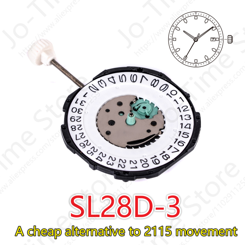 Sunon SL28-3 حركة كوارتز ثلاثة - مراجعة Perpetual Calendar Watch وسعره