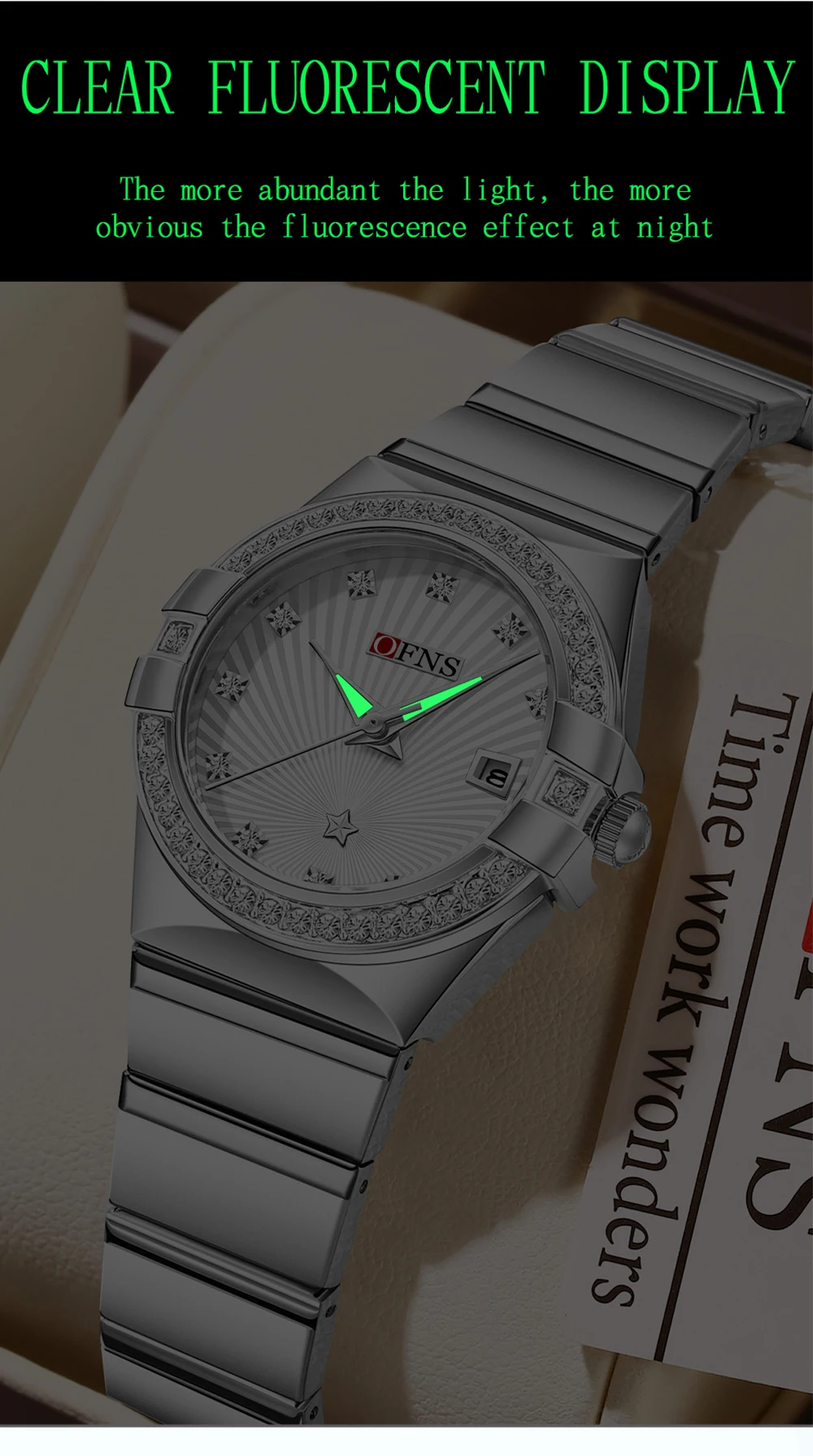 OFNS جديد 1569 ساعة كوارتز نسا - مراجعة Luxury Watch Store وسعره