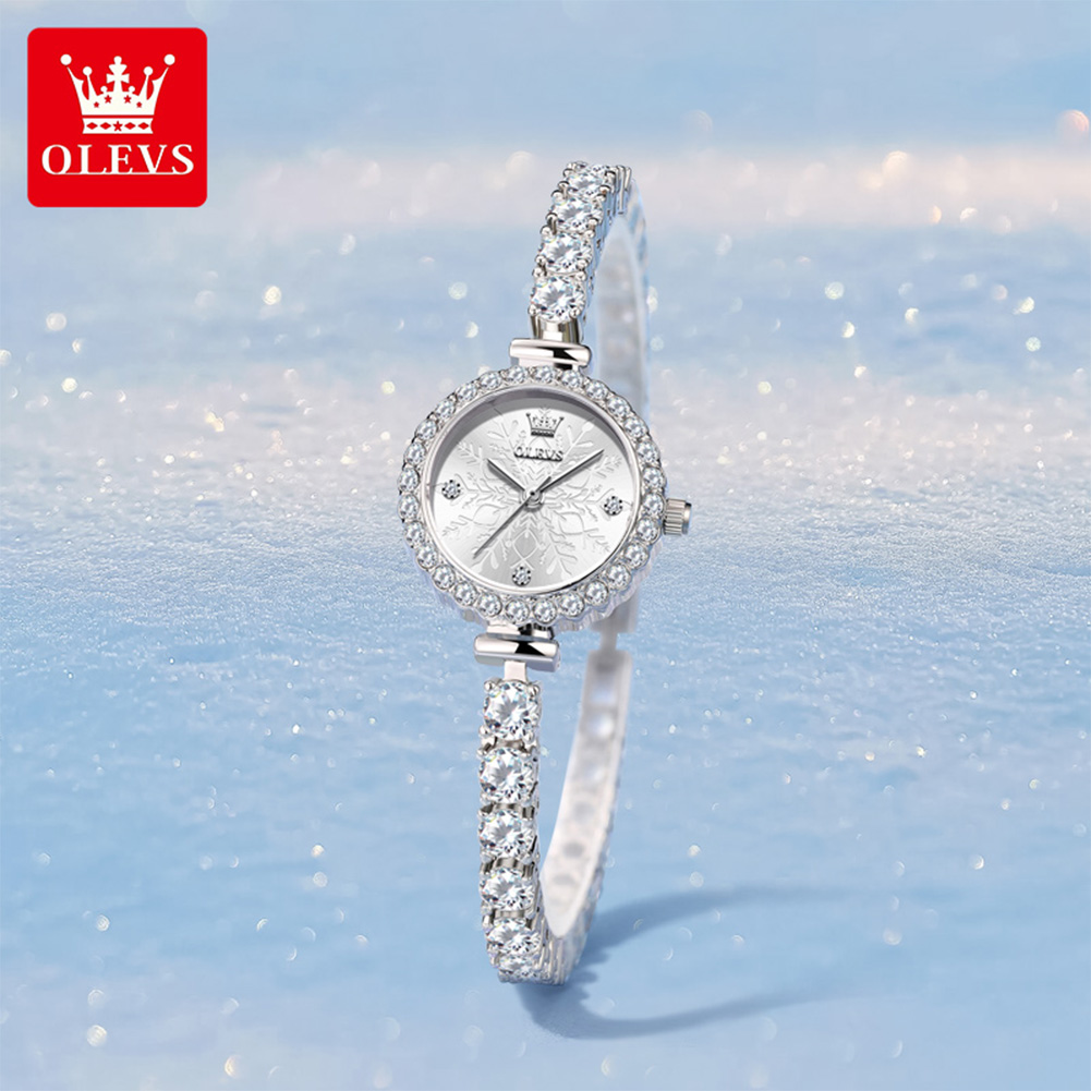OLEVS 5889 ساعة نسائية فاخرة أ - مراجعة Luxury Watch E Jewellery وسعره
