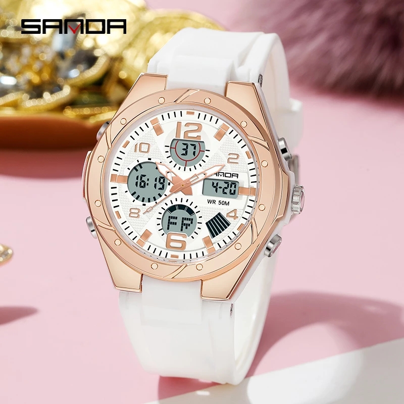 ساعة ساندا الوردية للنساء، ساع - مراجعة Perpetual Calendar Watch وسعره