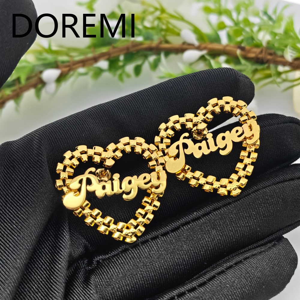 أقراط DOREMI مخصصة بطول 30 مم  - مراجعة Open Heart Watch وسعره