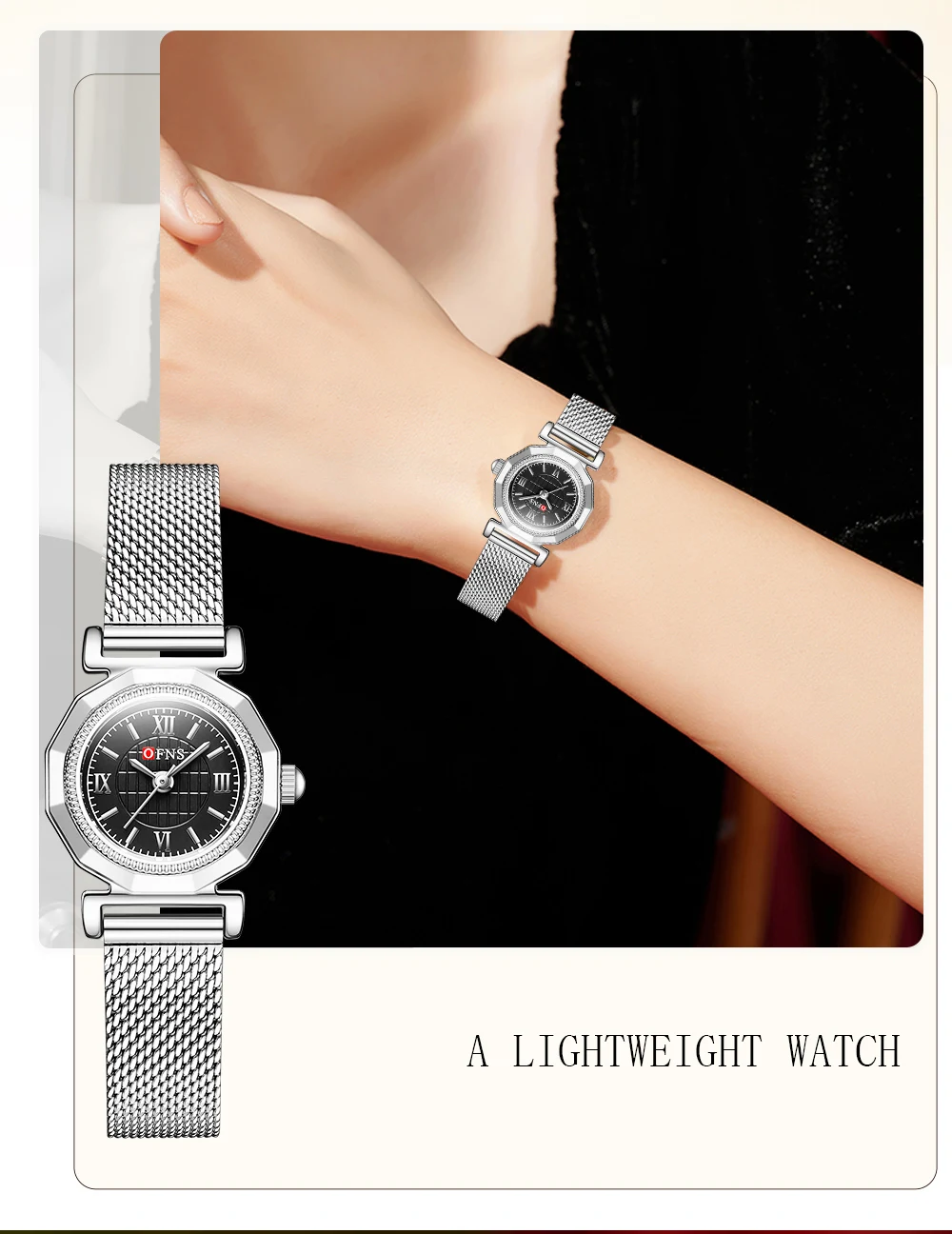 OFNS 1555 ساعة كوارتز نسائية ف - مراجعة Luxury Watch Store وسعره