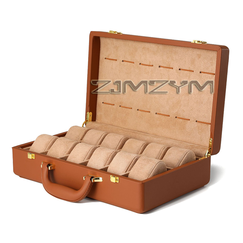 صندوق ساعات بـ 12 فتحة، حقيبة  - مراجعة Luxury Watch Organizer For Men وسعره
